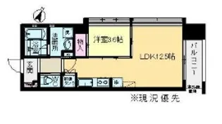 カーサ・デル・プラド北目町【2階】の間取り