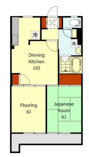 ムーンブリッジ千駄木【1階】の間取り