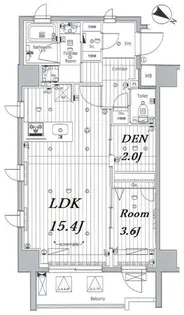 メイクス浅草イースト【4階】の間取り