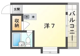 萱島サンヴィアンテ【1階】の間取り