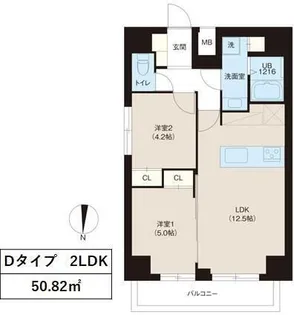 aLATO錦糸町south【7階】の間取り