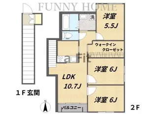 フォレスタ・イル・ミチェッタ【2階】の間取り