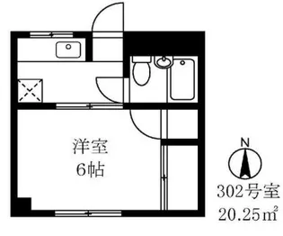 竹見コーポ【2階】の間取り