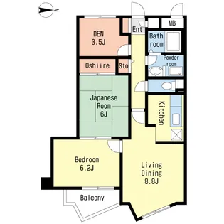 アスティール【4階】の間取り