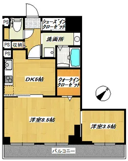 星川シュロス【3階】の間取り