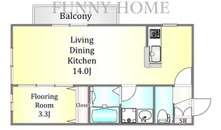 サクラテラスW【2階】の間取り