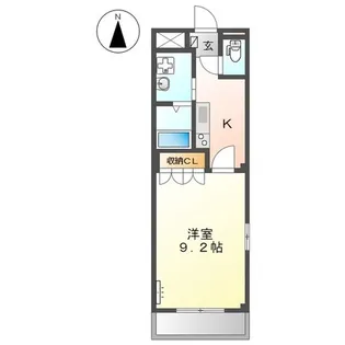 アイリスSayo【2階】の間取り