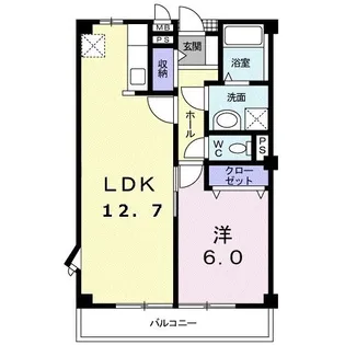 ロイヤル・パレス【2階】の間取り