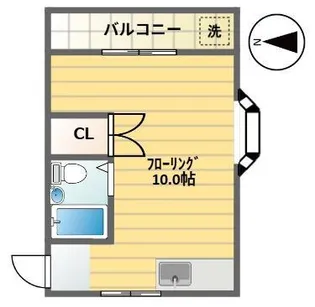 メゾン帆刈【2階】の間取り