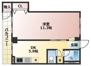 エターナルシティー公園 4号館【5階】の間取り