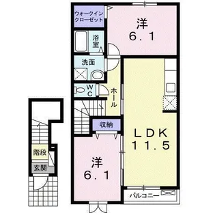 オリエンタル・ヴィラ【2階】の間取り