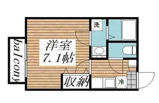 スターリングB【2階】の間取り