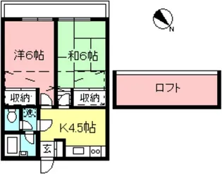 グレースガーデン【2階】の間取り