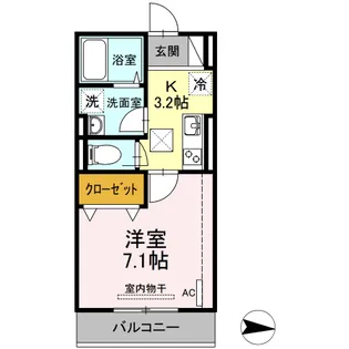 エスペランサ311【1階】の間取り