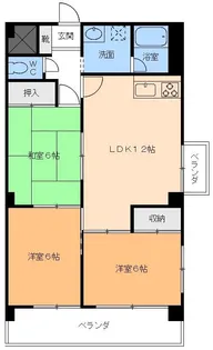 ロイヤル・ヴィラ【4階】の間取り