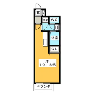 フィアス加納【1階】の間取り