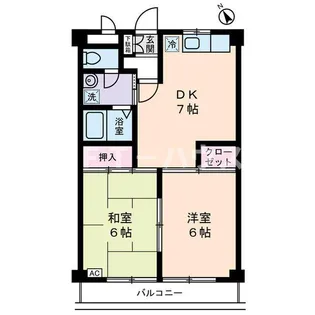 グレースK【2階】の間取り