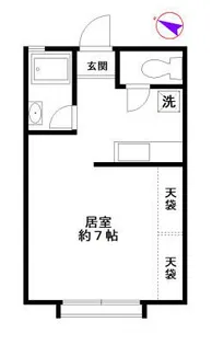 ロイヤルヒカワハイツ【1階】の間取り