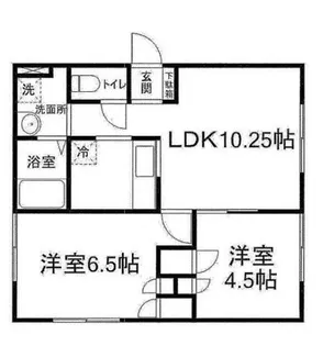 アメニティ寺前【2階】の間取り