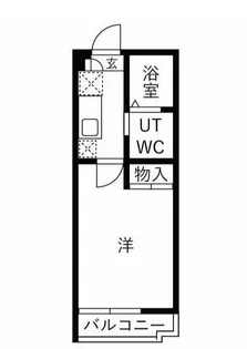 ベルフルール西船橋【3階】の間取り
