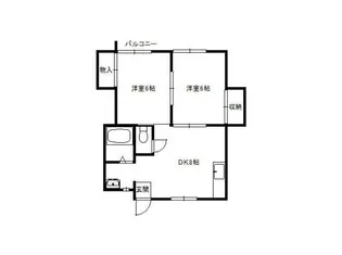 カエデハイツ【2階】の間取り