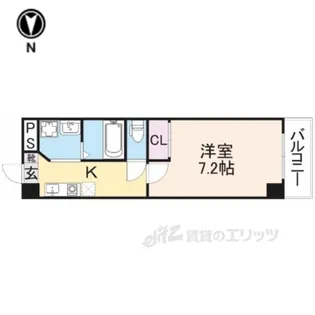 インペリアル奈良大宮【5階】の間取り