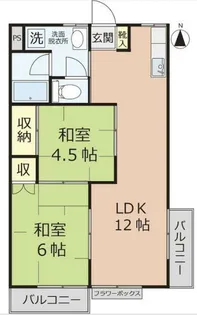 ブルックスクェア【2階】の間取り