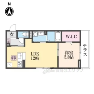 ボヌールメゾンkasuga2【1階】の間取り