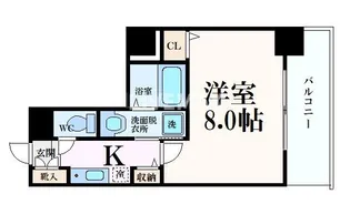 KDXレジデンス西大路【2階】の間取り