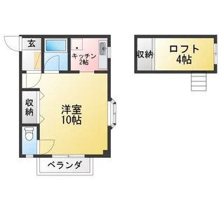 ヴィラグレイス【1階】の間取り