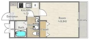 Brookdean【3階】の間取り