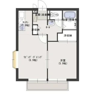 サンライフ東菓【2階】の間取り