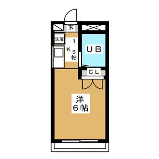 イフ品川【1階】の間取り