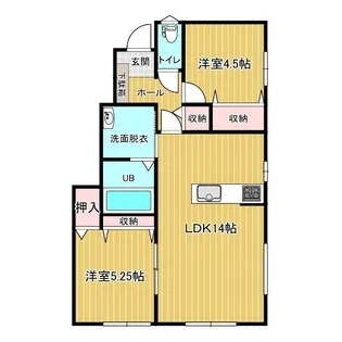 クレストガーデン【1階】の間取り