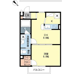 かすみ草【2階】の間取り