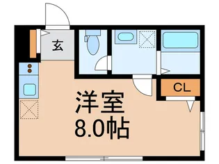 Green terrace駒場MUSIC【3階】の間取り
