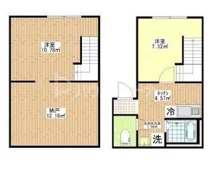 フェリチタ横川【5階】の間取り