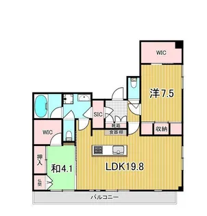 シャーメゾンカフー杉並【3階】の間取り