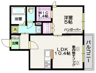 へーベルメゾン南常盤台【1階】の間取り