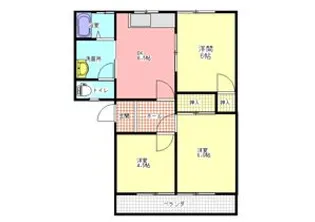メイプルビューハイツ【1階】の間取り