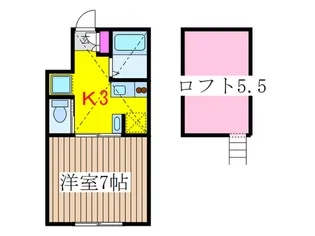 レジデンス東武練馬【1階】の間取り