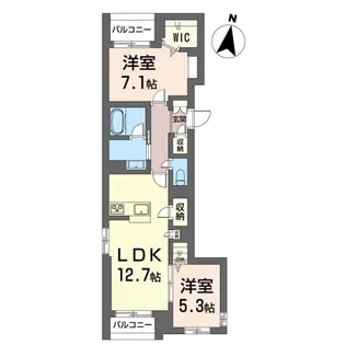 グラン浦和【2階】の間取り