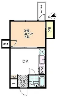 マンションふき【3階】の間取り