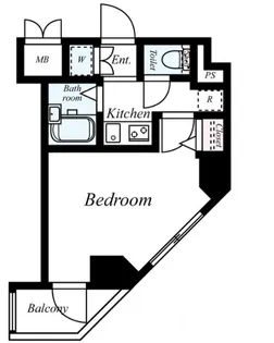 エクセリア早稲田II【8階】の間取り