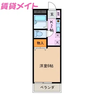 コンフォート坂上【3階】の間取り