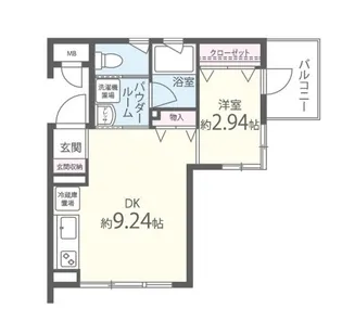 ツルマキロジ【2階】の間取り