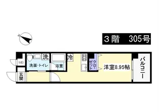 DAICHI B.L.D HORINOUCHI【3階】の間取り