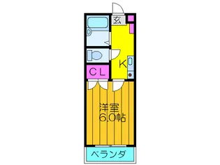 ジュネスくずは【4階】の間取り