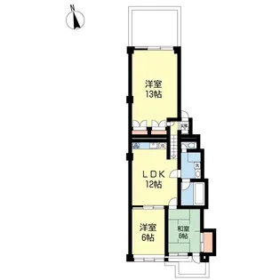 グラニッツ・コート【1階】の間取り