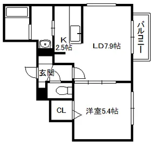 ライズN33【5階】の間取り